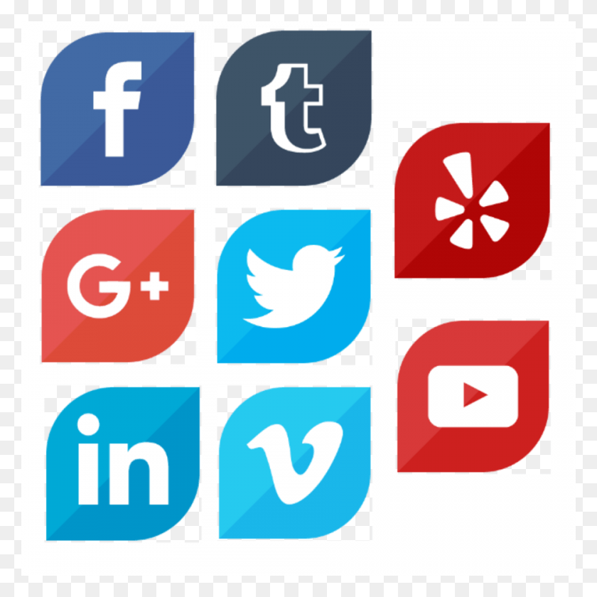 936x936 Social Media Vector Icons Social Icons Black, Text, Word, Alphabet HD PNG Download