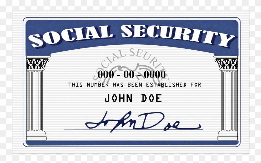 766x465 Social Security Card Social Security Us, Text, Diploma, Document HD PNG Download
