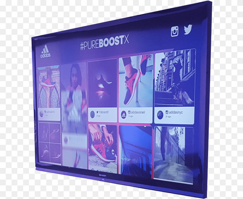 Social Wall Live Social Wall, Tv, Screen, Monitor, Hardware Transparent PNG