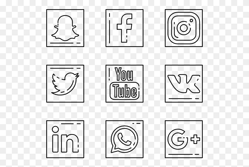 529x505 Socialmedia Outline Snapchat, Gray, World Of Warcraft HD PNG Download