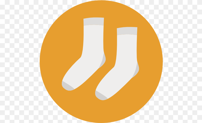 513x513 Socks Icon Rss Feed Logo Circle, Clothing, Hosiery, Sock PNG