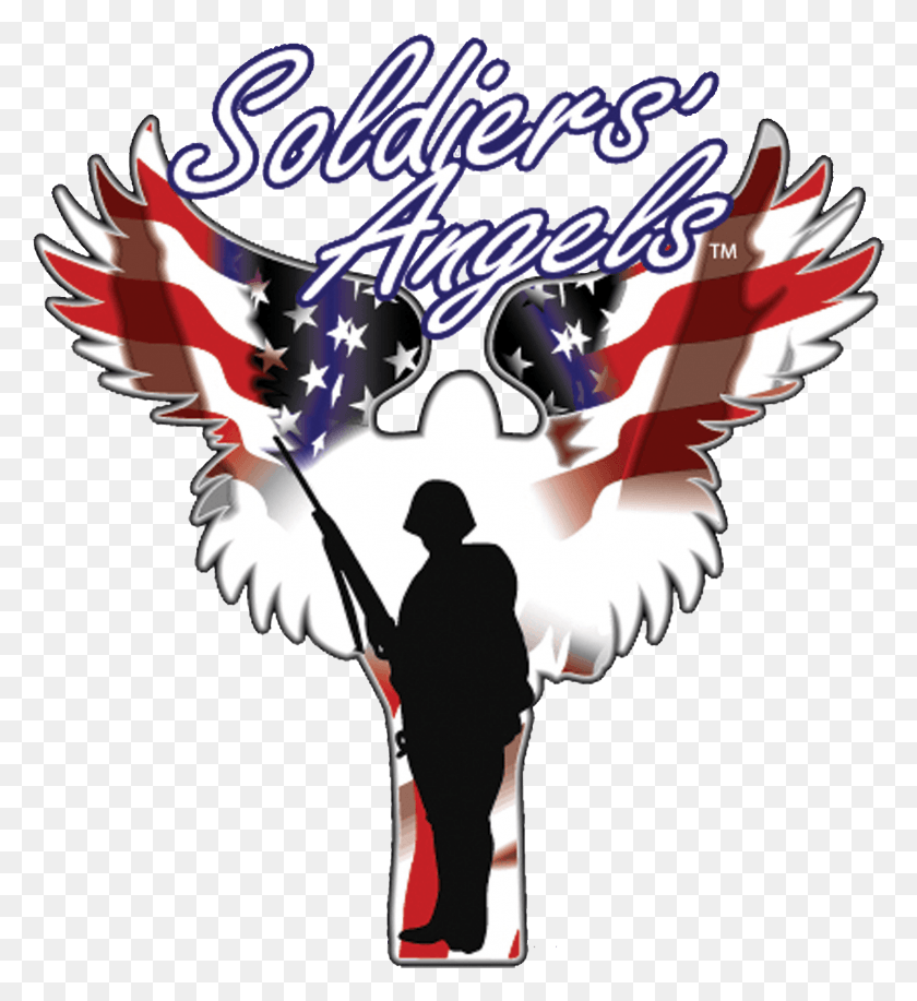 1591x1749 Sodliers Angels Logo Soldados Ángeles, Persona, Humano, Cartel Hd Png