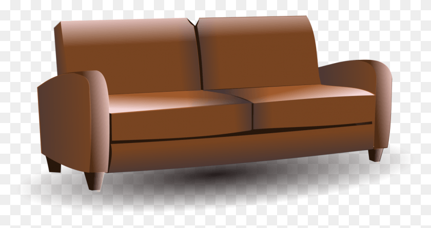 1431x708 Sofa Clip Art Brown Sofa Clipart, Couch, Furniture, Cushion HD PNG Download