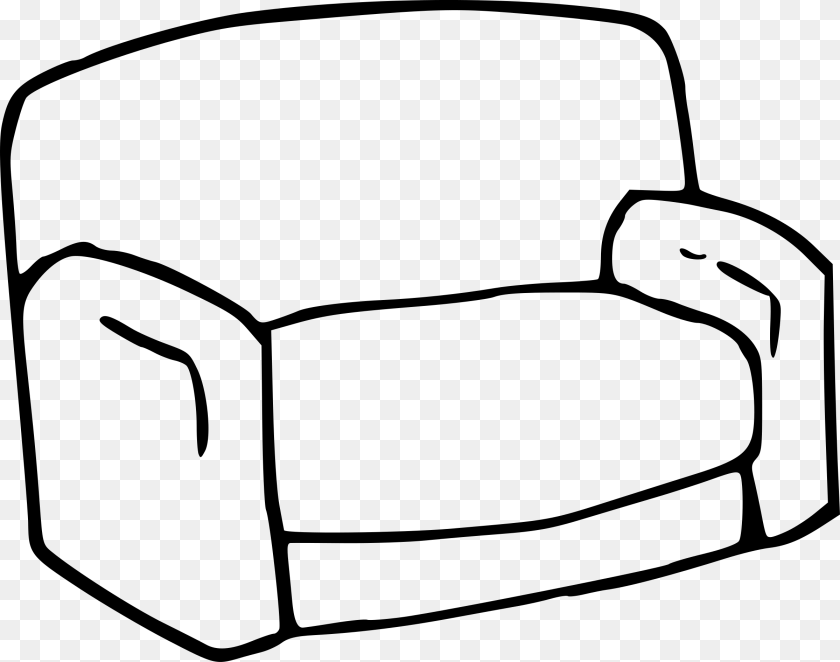 2400x1891 Sofa Icons, Gray Sticker PNG