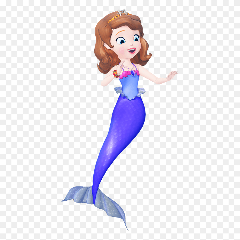 413x783 Sofia The First Mermaid, Doll, Toy, Figurine HD PNG Download