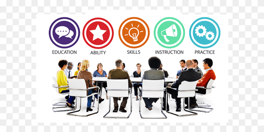 614x360 Soft Skill Trainer Training Programs Trabajo Colaborativo Entre Docentes, Person, Crowd, Audience HD PNG Download