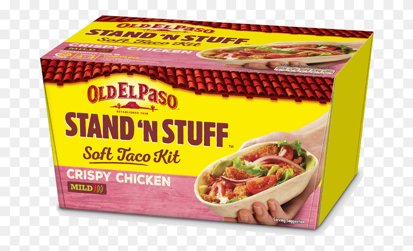 680x451 Soft Taco Kit Sns Crispy Chicken Mild Convenience Food, Hot Dog Descargar Hd Png