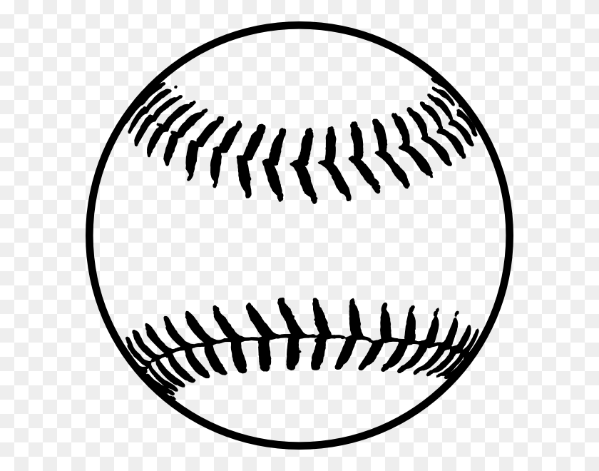600x600 Softball Clipart Frames Illustrations Images Baseball Seams Black And White, Team Sport, Sport, Team HD PNG Download