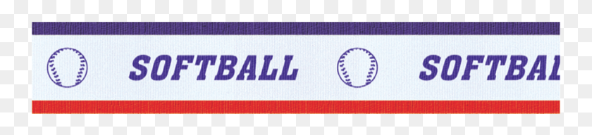 751x132 Softball Red White Blue V Shape Sports Ribbons 78 Parallel, Text, Label, Word HD PNG Download
