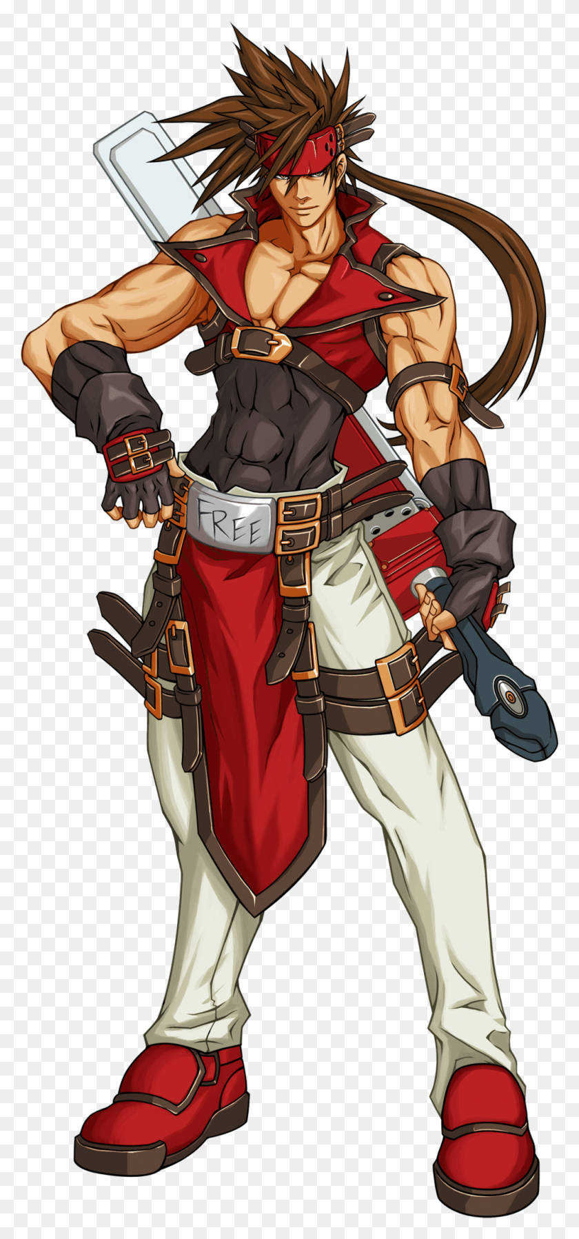 1000x2227 Sol Badguy Guilty Gear Main Character, Person, Human, Knight HD PNG Download