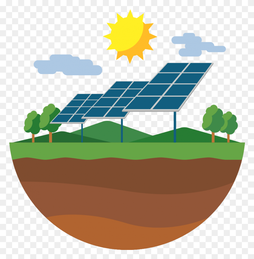 950x970 Png Солнечная Энергия На Getdrawings Возобновляемая Энергия Png Скачать