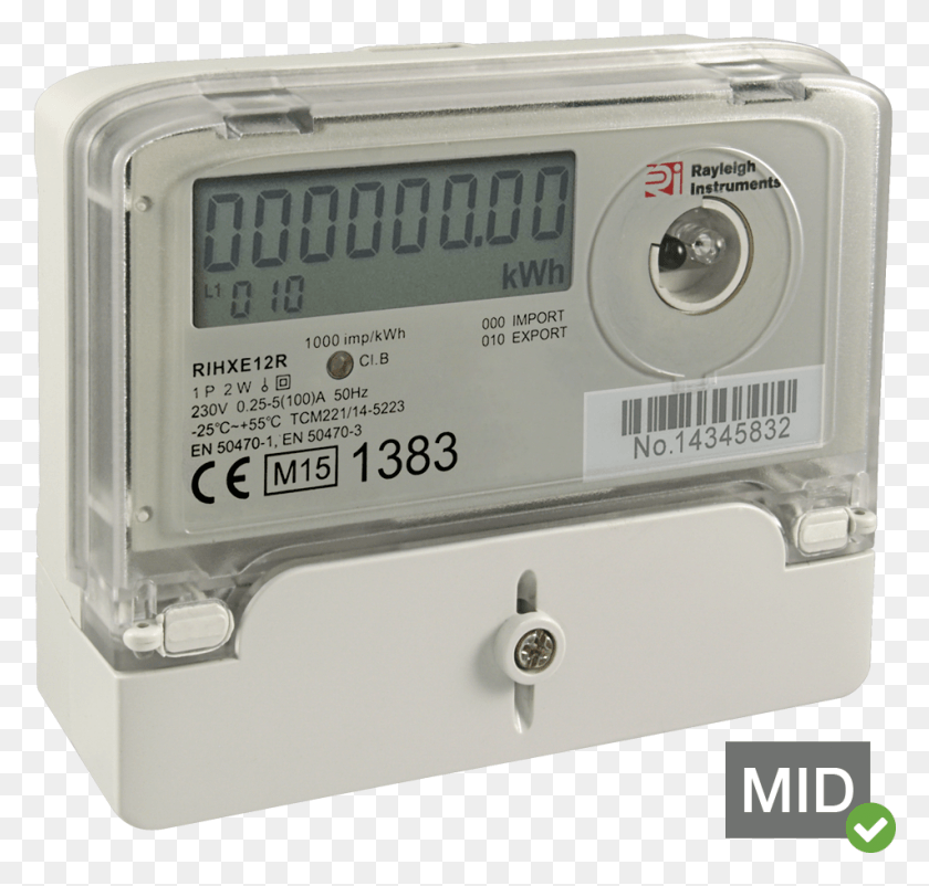952x906 Solar Generation Meter Mid Certified Rayleigh Instruments Generation Meter, Electrical Device HD PNG Download