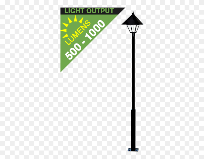 343x595 Solar Led Post Light, Outdoors, Nature, Weapon HD PNG Download