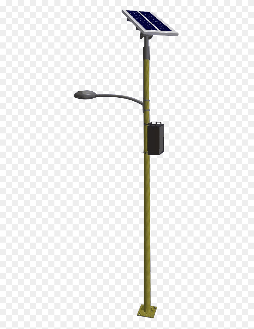 355x1025 Solar Lighting Pic Solar Led Street Light Pole, Lamp Post, Utility Pole, Spotlight HD PNG Download