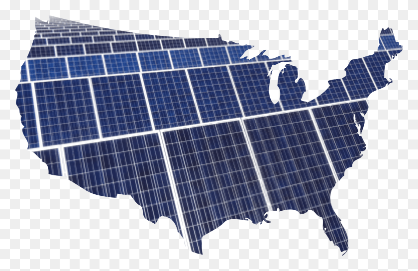 2812x1745 Descargar Png Esquema De Mapa De Estados Unidos Solar 2018 Resultados De Las Elecciones De La Casa, Dispositivo Eléctrico, Paneles Solares, Persona Hd Png