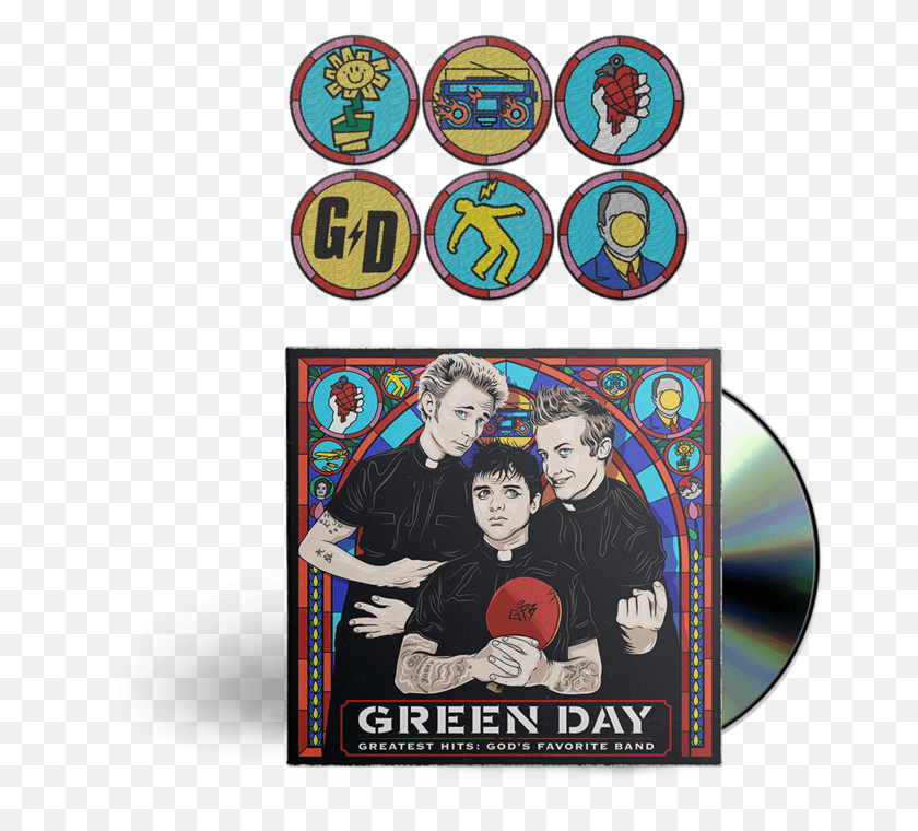 667x700 Sold Out Altar Boy Cd Bundle Green Day Greatest Hits God39s Favorite Band, Person, Human, Logo HD PNG Download