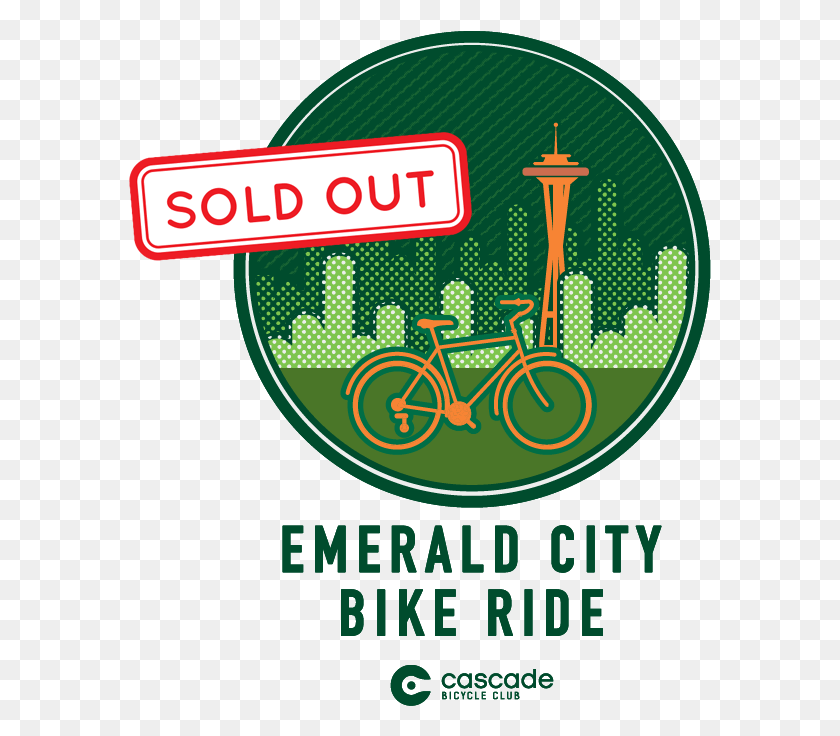 583x676 Sold Out Emerald City Ride Takes To The Freeways Road Bicycle, Poster, Advertisement, Flyer HD PNG Download