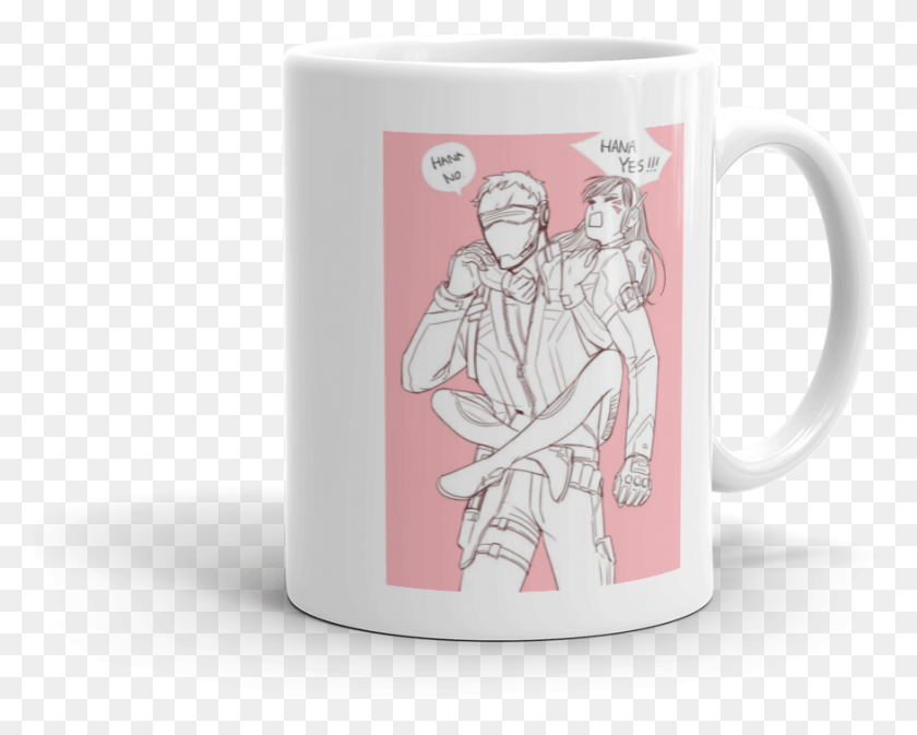 876x689 Soldier 76 And D Coffee Cup, Cup, Soil, Stein HD PNG Download