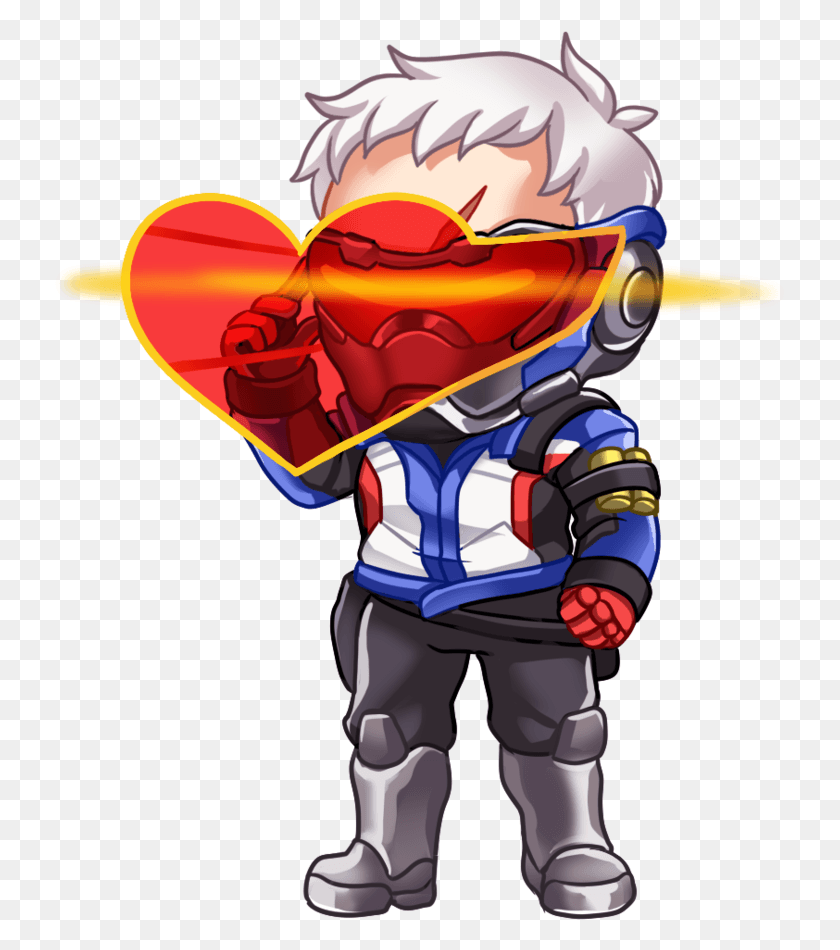 734x890 Soldier 76 Cartoon, Toy, Person, Human HD PNG Download