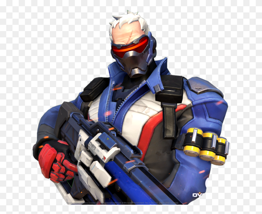 635x628 Soldier 76 Overwatch Characters, Toy, Helmet, Clothing HD PNG Download