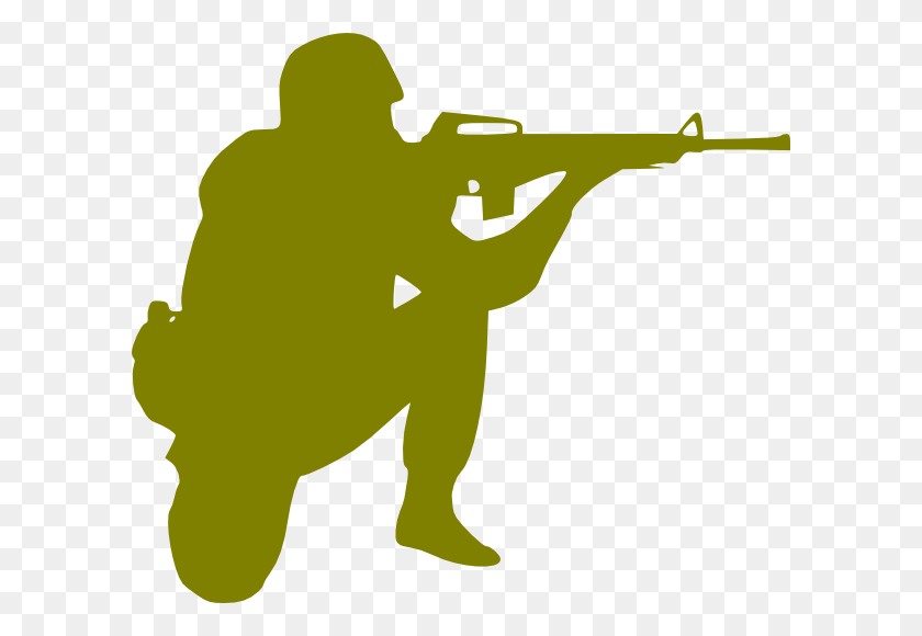 600x520 Логотип Солдат Армии Зеленый Солдат Клипарт, Человек, Человек, На Коленях Hd Png Скачать