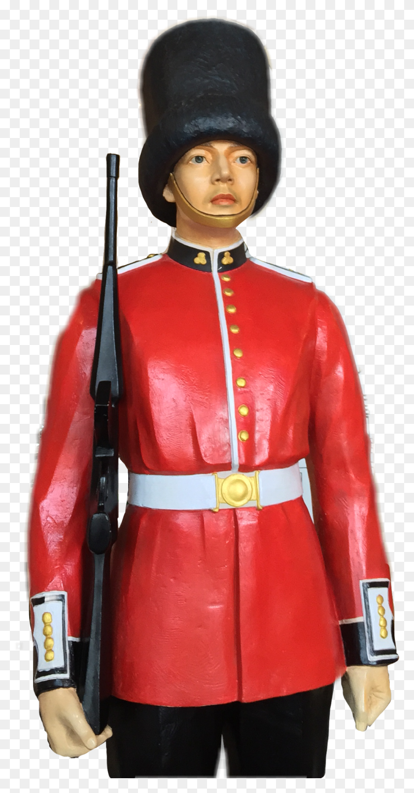 1024x2034 Soldier Guard British Uk Sculpture Grenadier Costume Hat, Clothing, Apparel, Person HD PNG Download
