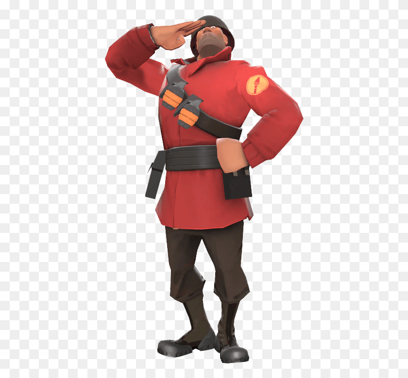 411x719 Soldier Marketing Pose 2 R Tf2 Memes, Costume, Person, Human HD PNG Download