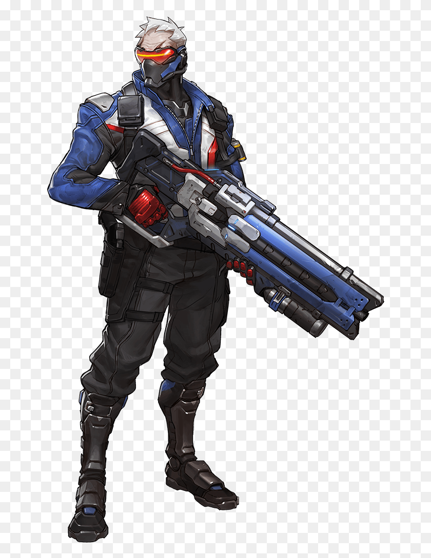 658x1029 Soldier Overwatch Soldier 76 Cosplay, Gun, Weapon, Weaponry HD PNG Download