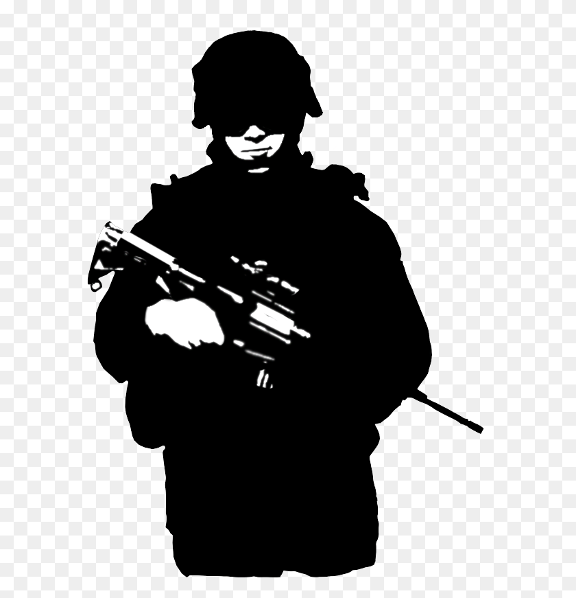 585x811 Soldier Silhouette Google Search Clipart Soldier Silhouette, Person, Human, Ninja HD PNG Download