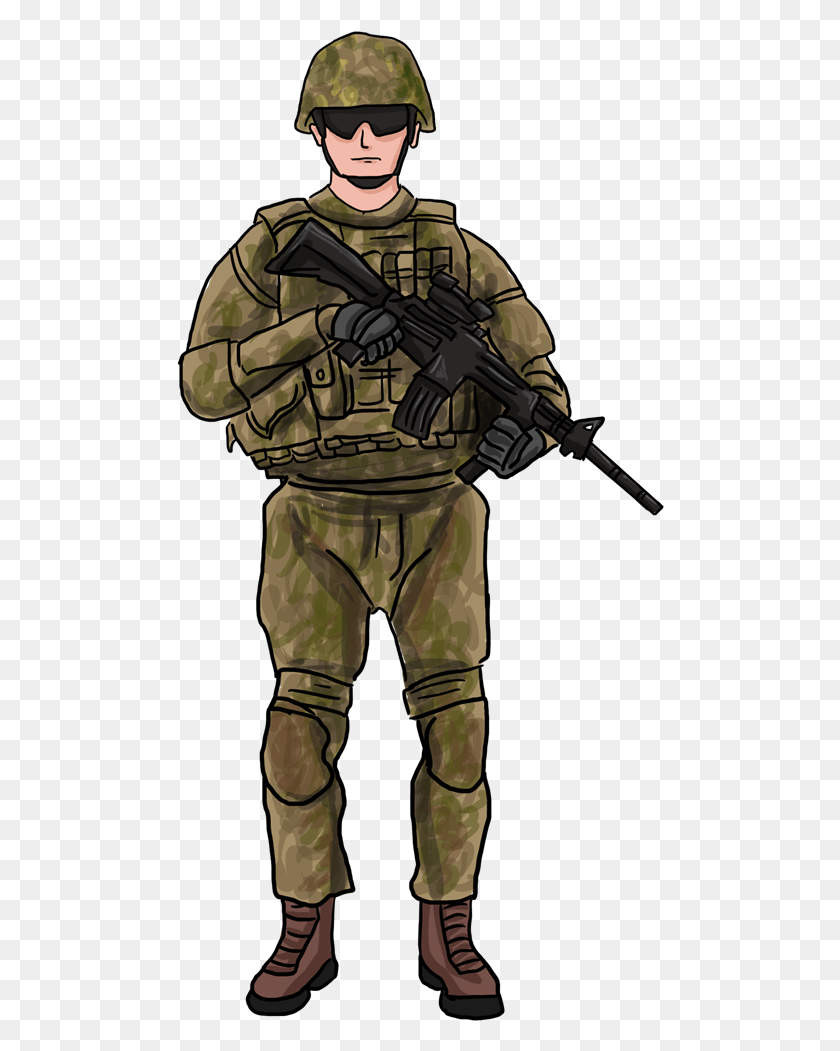 488x991 Soldiers Clip Art Military Soldier Clipart, Person, Human, Military Uniform HD PNG Download