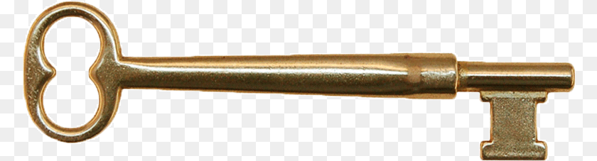 779x227 Solid Brass Archetectural Skeleton Key With Double Replacement Door Skeleton Key, Smoke Pipe Transparent PNG