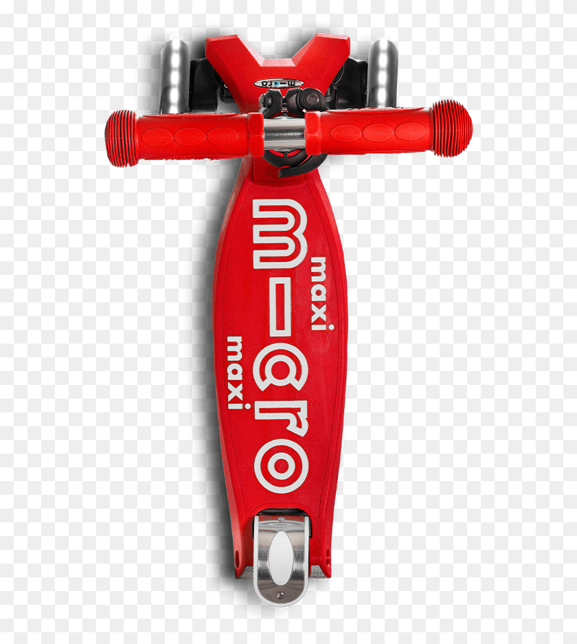 538x877 Solid Deck Out Of Fiberglass Mini Micro Deluxe Scooter Red, Vehicle, Transportation, Logo HD PNG Download