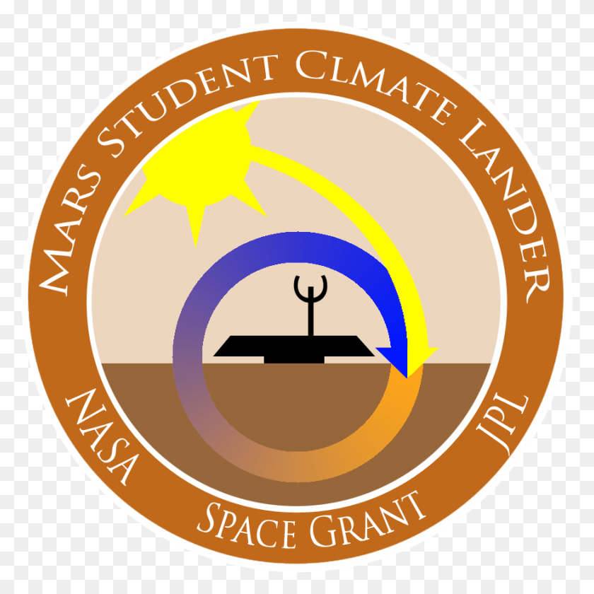 877x877 Descargar Png Modelo Sólido De Marte Clima Estudiantil Círculo De Aterrizaje, Etiqueta, Texto, Logotipo Hd Png