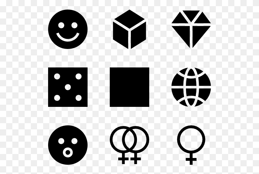 529x505 Solid Shapes Icons Shapes, Gray, World Of Warcraft HD PNG Download