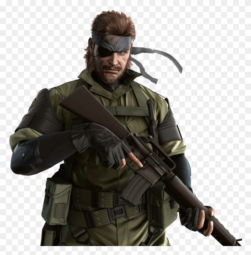 1156x1176 Solid Snake Image Metal Gear Solid Peace Walker, Человек, Человек, Пистолет Hd Png Скачать