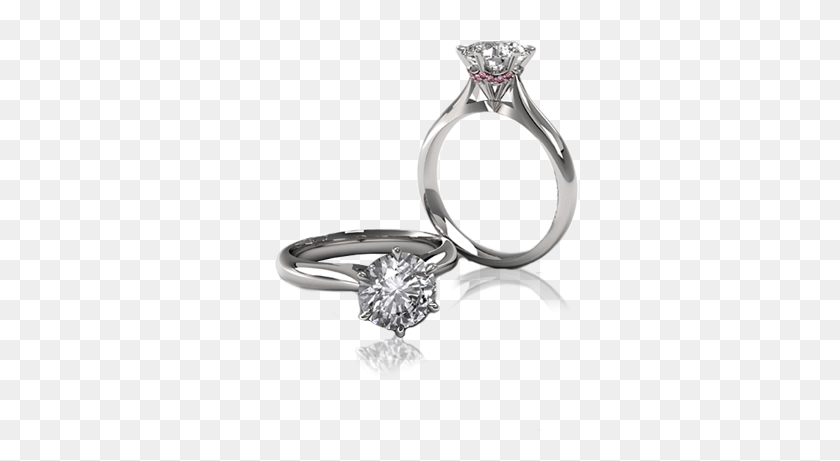 323x401 Descargar Png Solitaire Ladies Diamond Ring Anillo De Compromiso De Diamantes De Color Rosa, Accesorios, Accesorio, Anillo Hd Png