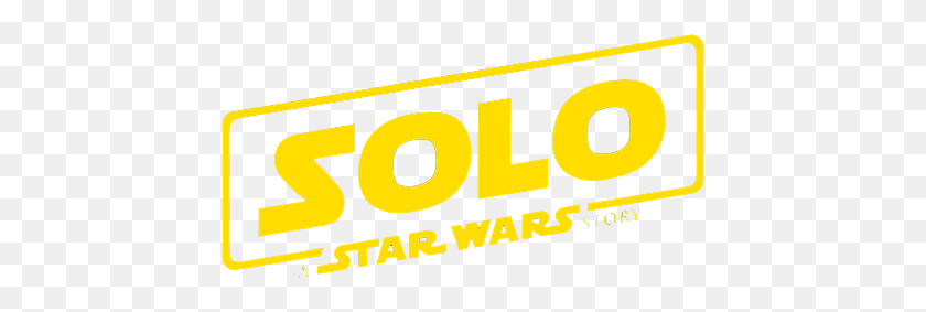 439x223 Descargar Png Solo A Star Wars Story Logo Star Wars Solo Logo, Word, Texto, Símbolo Hd Png