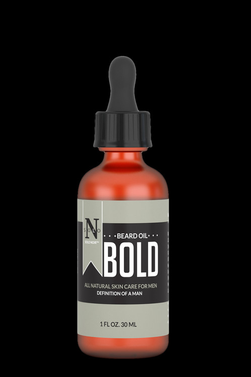 498x747 Descargar Png Solo Noir Bold Aceite De Barba Pre Afeitado Natural Maneja Botella, Cosméticos, Ketchup, Alimentos Hd Png