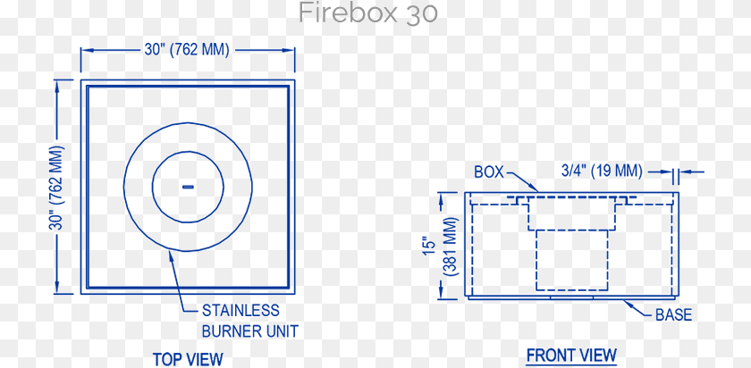 735x412 Solus Firebox Technical Drawing Fire Pit Dimensions Mm, Cad Diagram, Diagram, Chart, Plot Transparent PNG