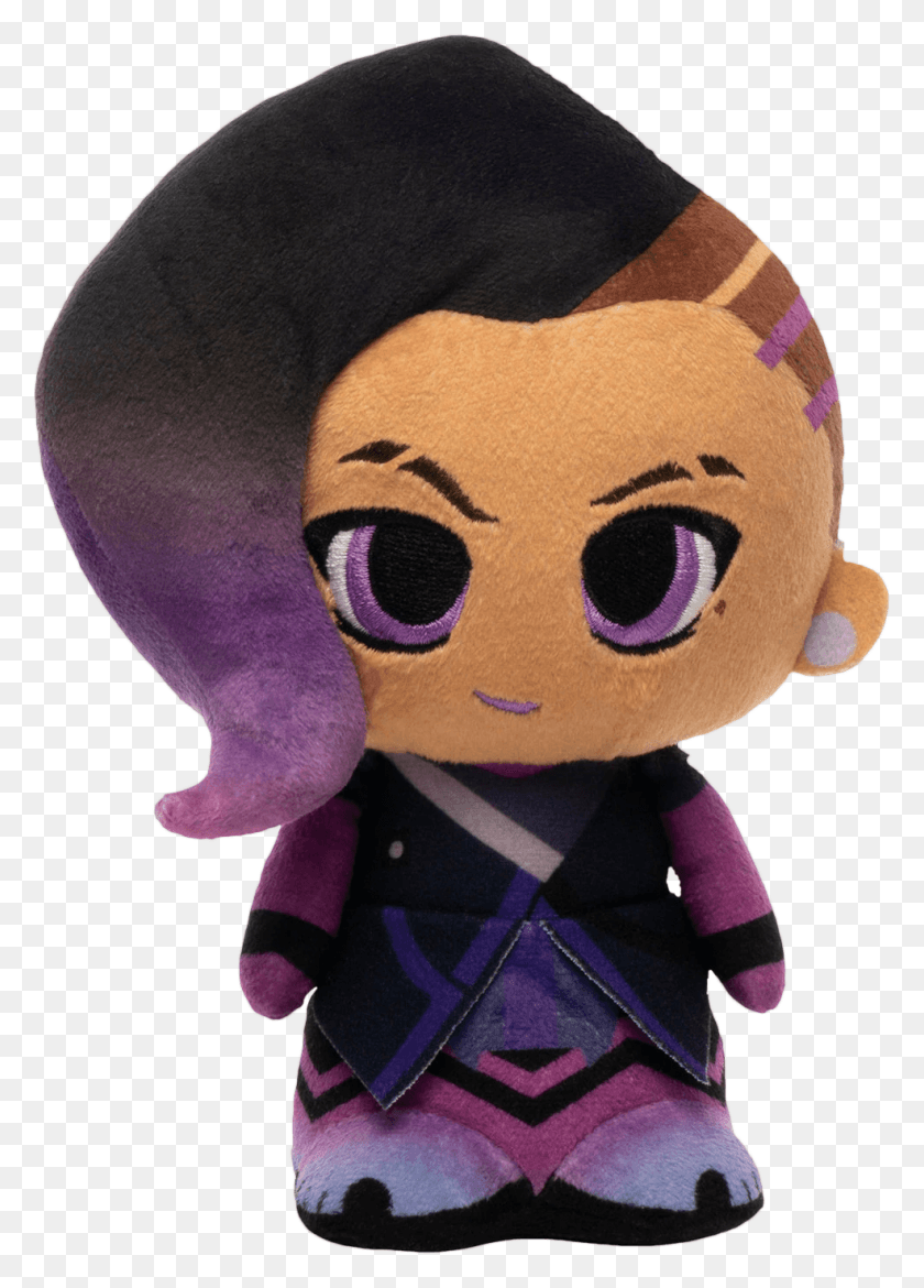 985x1402 Sombra Supercute Plushies 8 Plush Overwatch Funko Plushies, Doll, Toy, Person HD PNG Download