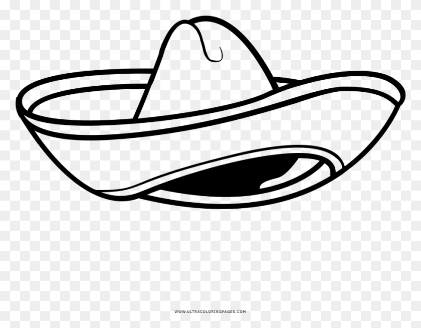 907x691 Sombrero Para Colorear, Gris, World Of Warcraft Hd Png