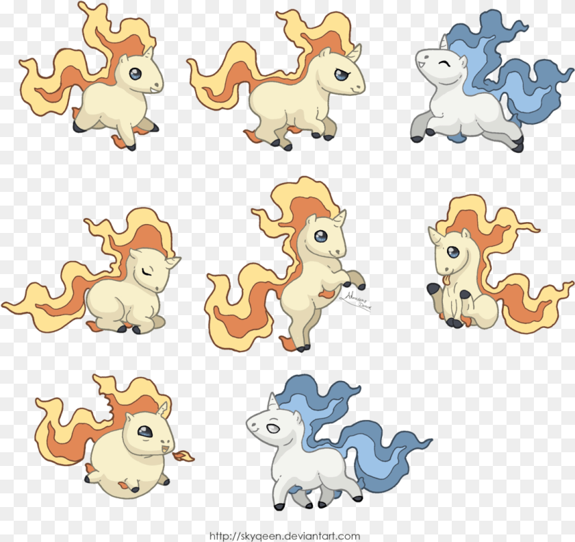 Some Chibi Rapidash By Mysweetqueen Chibi Ponyta, Baby, Person, Pattern, Face Clipart PNG