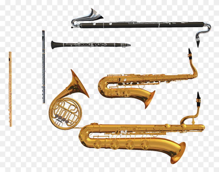 1589x1220 Some Mmd Instruments I Found On Bowlroll By Nyanmiyaki Mmd Saxophone, Musical Instrument, Horn, Brass Section HD PNG Download
