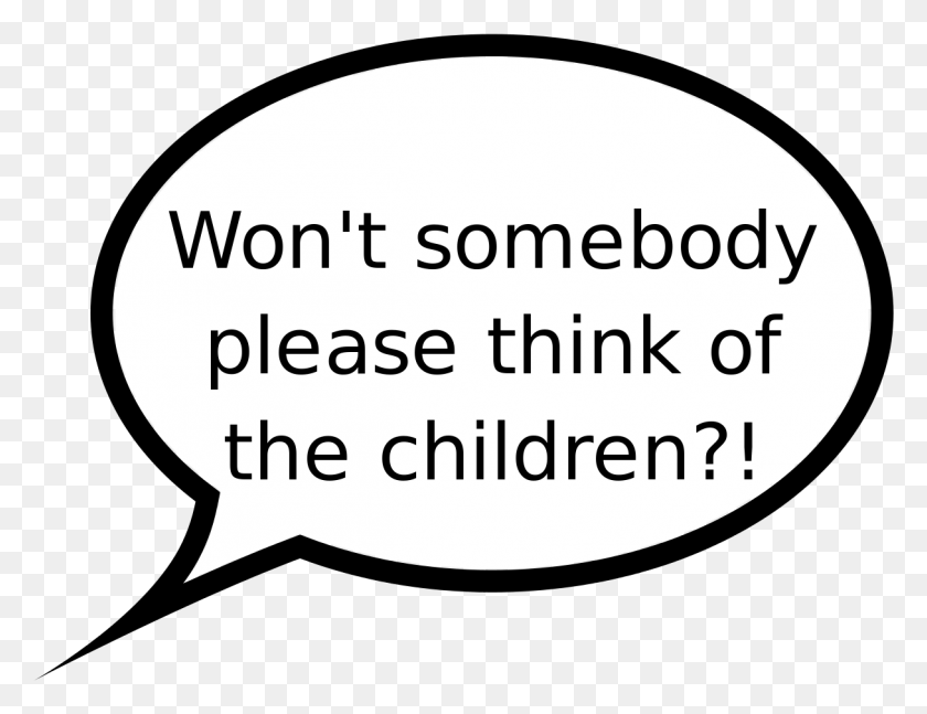 1216x916 Somebody Please Think Of The Children, Label, Text, Word HD PNG Download