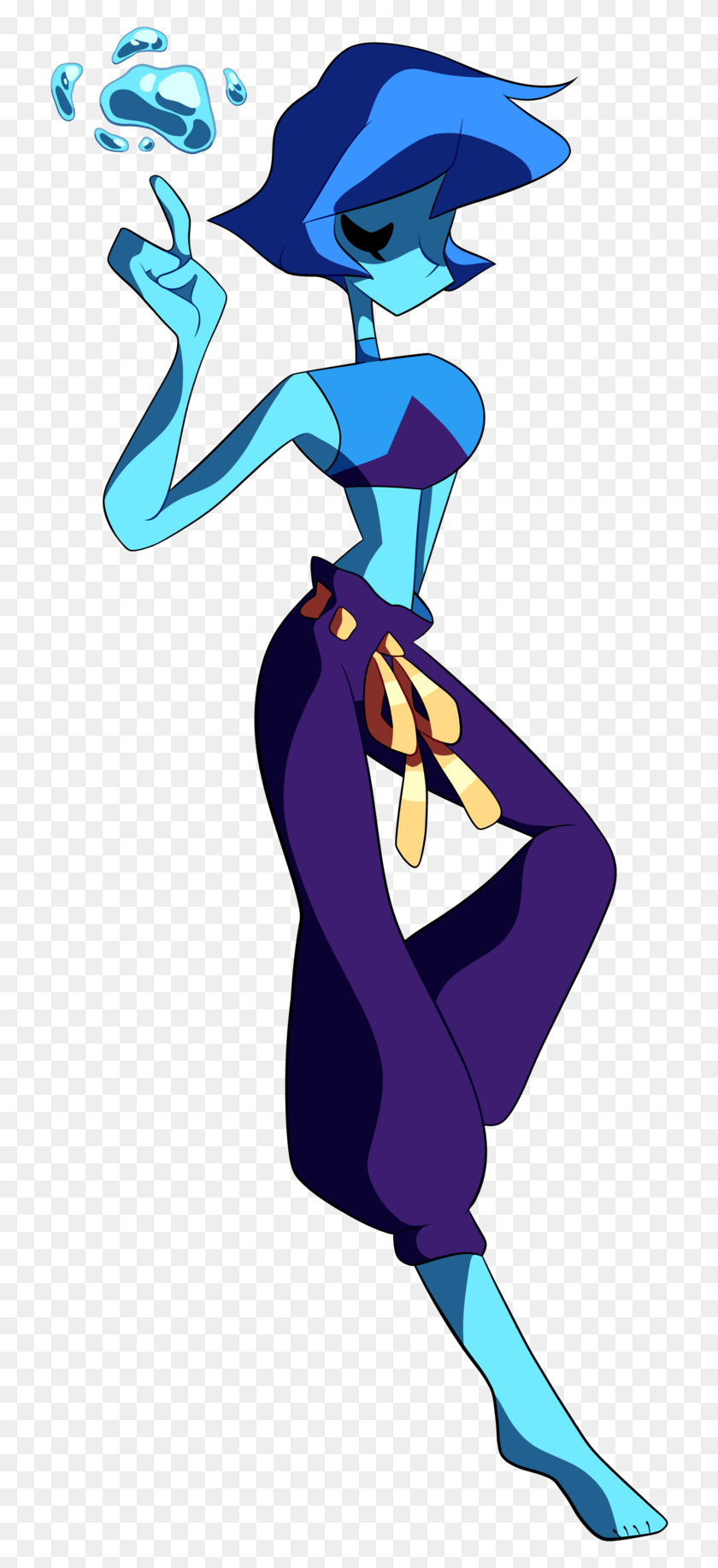 724x1773 Someone Requested That I Draw Lapis In Her New Form Illustration, Clothing, Apparel, Sleeve HD PNG Download