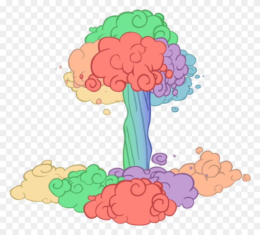 1139x1021 Somepony Lesson Zero Mushroom Cloud No Pony Rainbow Mylittlepony, Plant, Vegetable, Food HD PNG Download