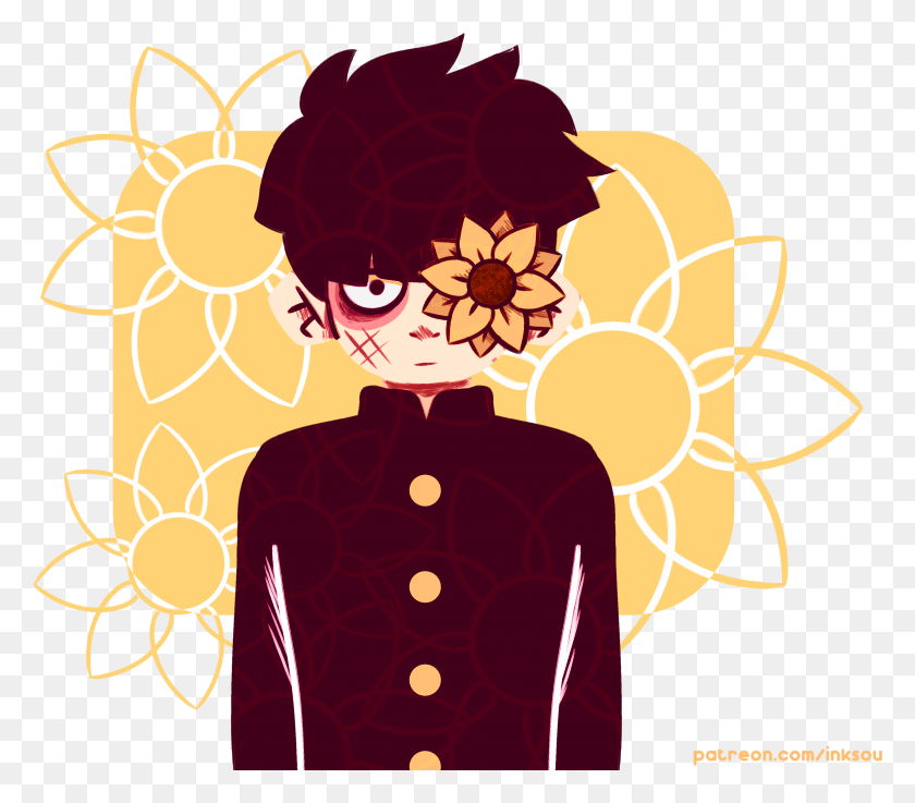 3282x2852 Something I Drew In Preparation Of The Mogami Arc In Mob Psycho Transparent, Clothing, Apparel, Graphics HD PNG Download