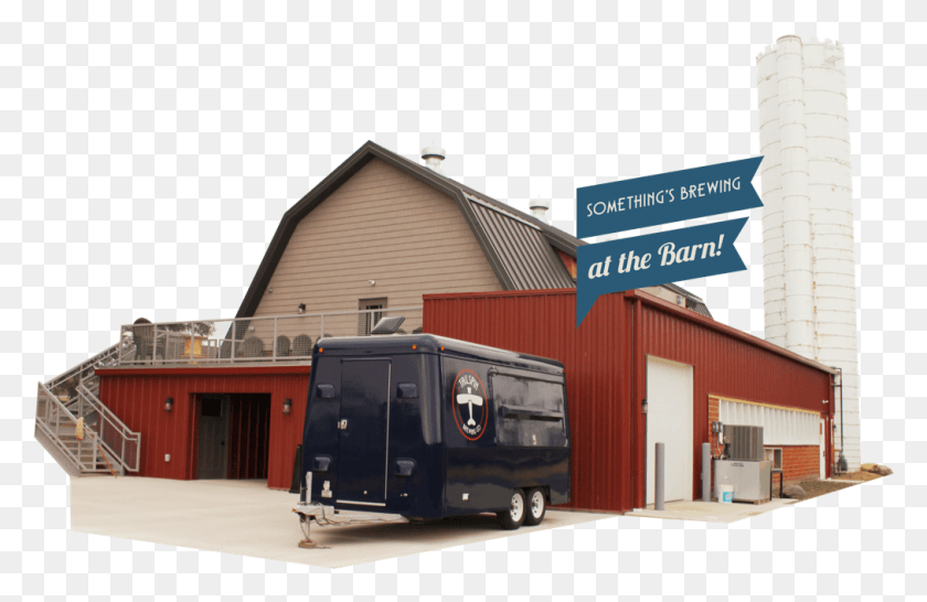 1012x631 Something Is Brewing At The Barn Commercial Building, Housing, Moving Van, Van HD PNG Download