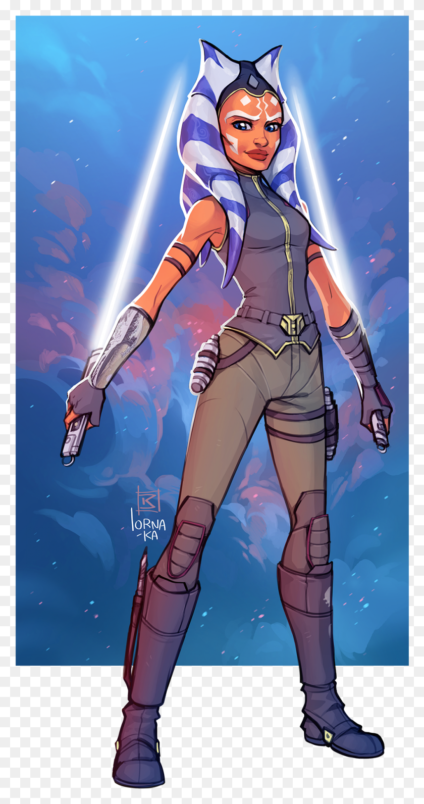 949x1865 Something Special Ahsoka Outfits Clone Wars, Comics, Book, Person HD PNG Download