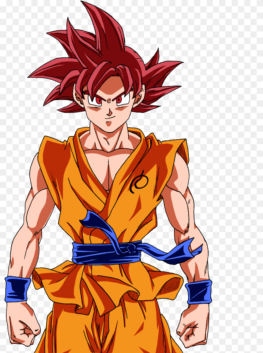 Son Goku Goku Ssj God Red, Adult, Publication, Person, Female Transparent PNG